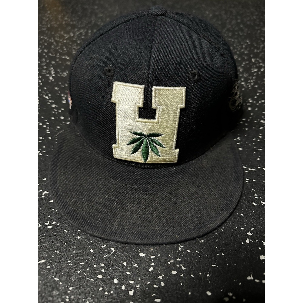 Original Farmers Market Hawaii Hat Acrylic SnapBack Pot Leaf Floral Lining